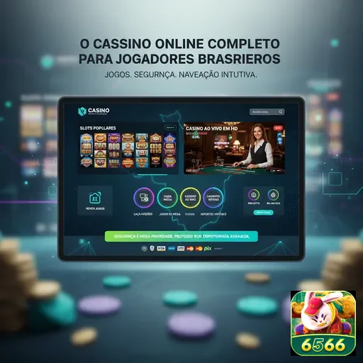 Ilustração de Explore as Vantagens do Cassino Online 6566 com Slots e VIP